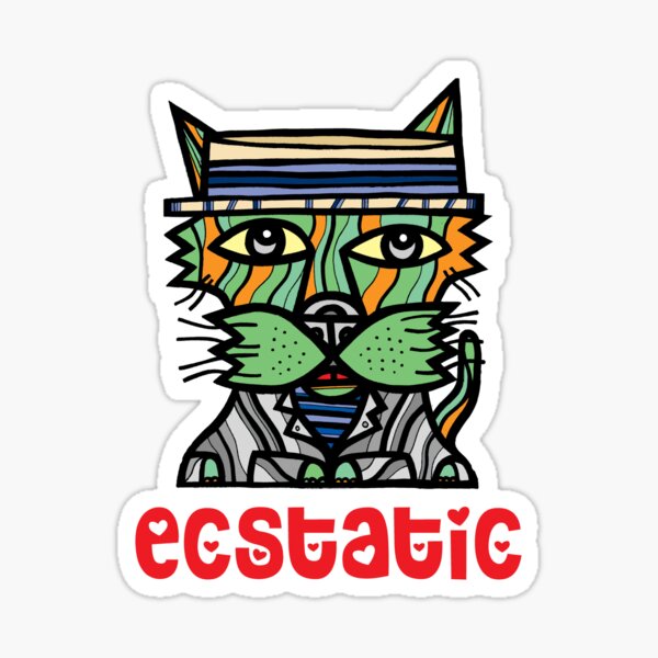 Ecstatic Sticker