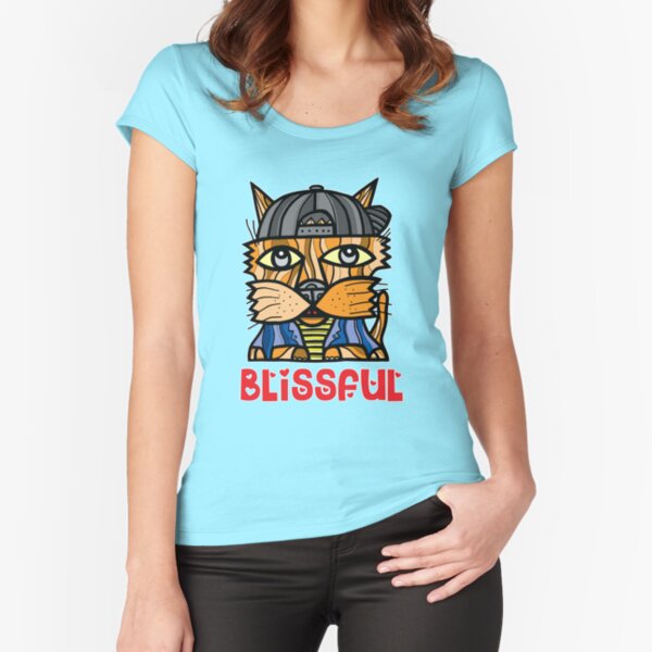 Blissful Fitted Scoop T-Shirt