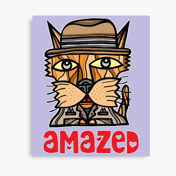 Amazed Canvas Print