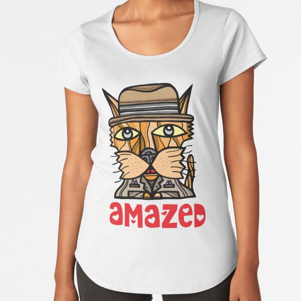 Amazed Premium Scoop T-Shirt