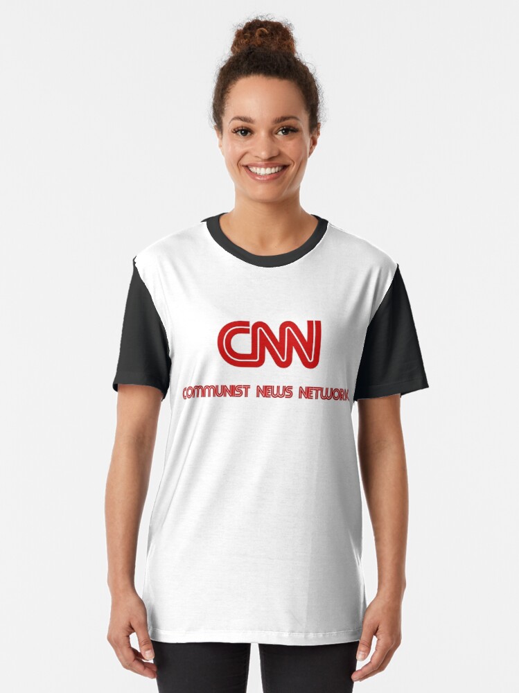 Alternate view of CNN - Communist News Network Graphic T-Shirt