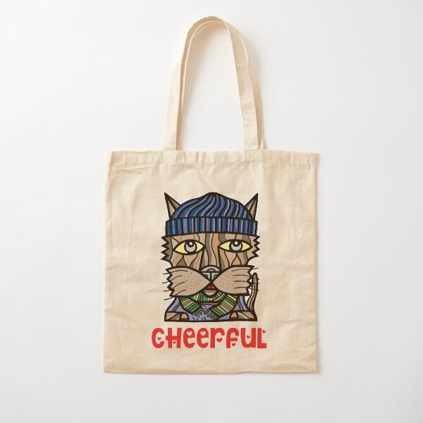 Cheerful Cotton Tote Bag