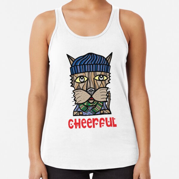 Cheerful Racerback Tank Top