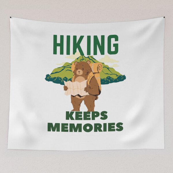 Item preview, Hiking Keeps Memories Bear Design designed and sold by limos.
