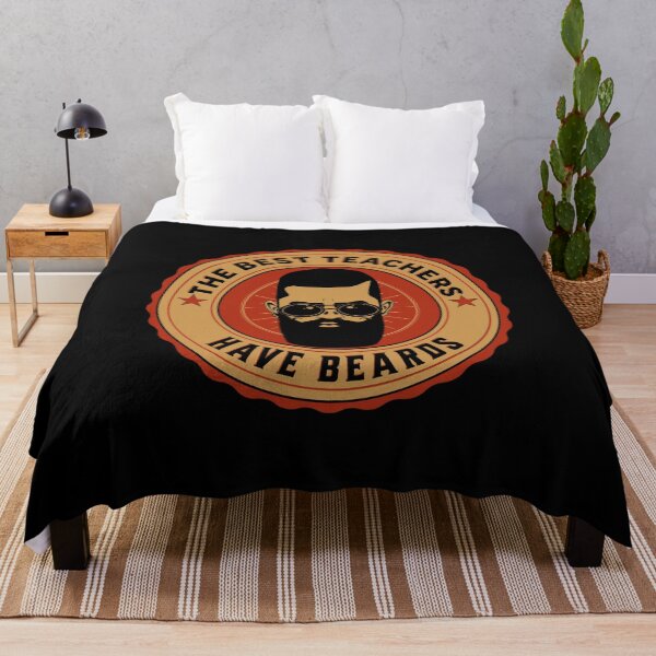 Item preview, The Best Teachers Have Beards, Funny Teacher Beard, Beard Lover, Vintage Teacher designed and sold by AMINE  ★★★★★.