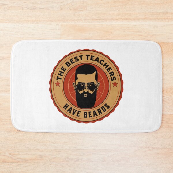 Item preview, The Best Teachers Have Beards, Funny Teacher Beard, Beard Lover, Vintage Teacher designed and sold by AMINE  ★★★★★.