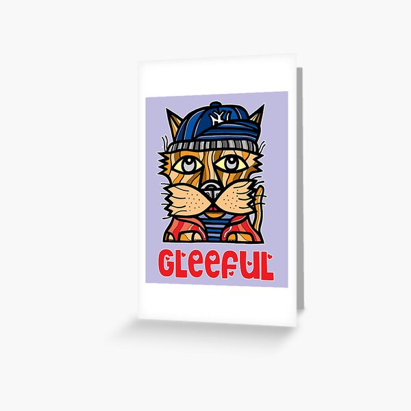 Gleeful Greeting Card