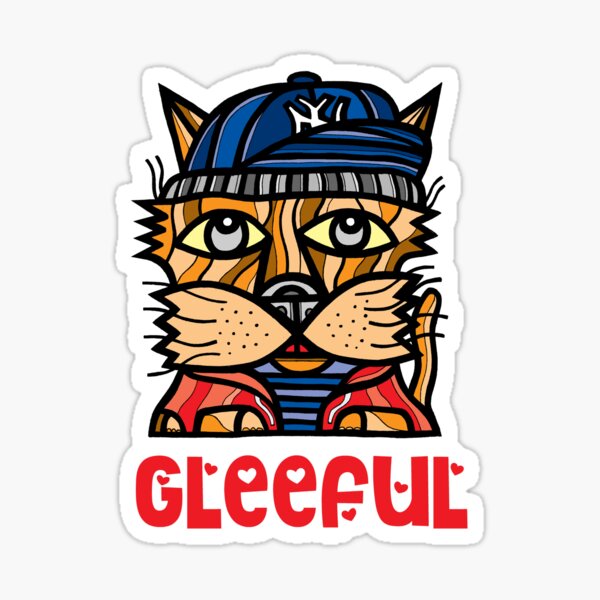 Gleeful Sticker