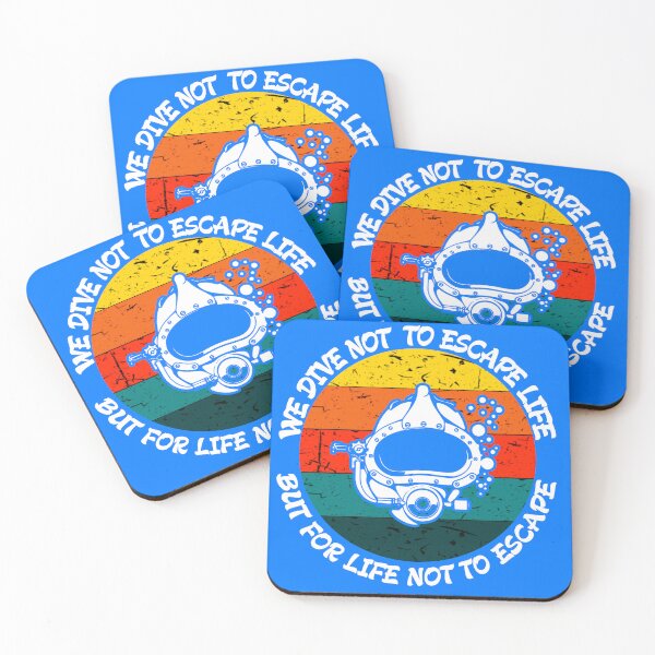 Item preview, We Dive Not To Escape Life But For Life Not To Escape Vintage designed and sold by RimiDesign.