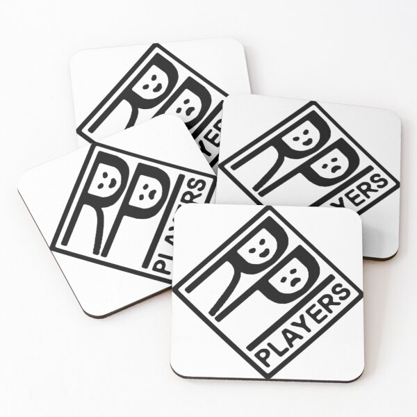 Item preview, RPI Players Logo (Black) designed and sold by RPI-Players.