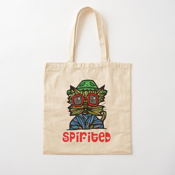 Spirited Cotton Tote Bag