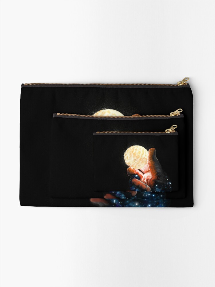 Thumbnail 2 of 4, Zipper Pouch, Helios designed and sold by Jasonification.