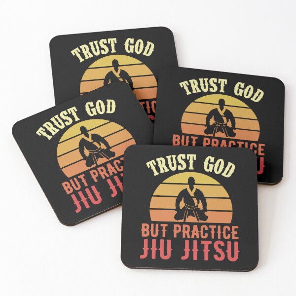 Artikelvorschau, Vertrauen Sie Gott, aber üben Sie Jiu Jitsu Funny Christian BJJ entworfen und verkauft von JeremyxLee.