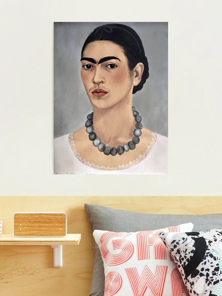 Self Portrait with Necklace by Frida Kahlo