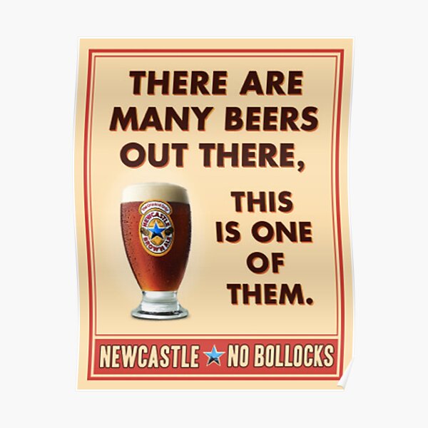 Metallschild Blechschild Newcastle Brown Ale Gardener