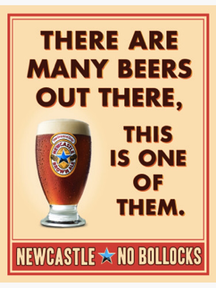 "beer newcastle brown ale" Sticker for Sale by finirat Redbubble