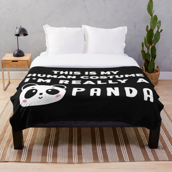 Aperçu de l'œuvre C'est mon costume d'humain, je suis vraiment un panda créée et vendue par Factory28.