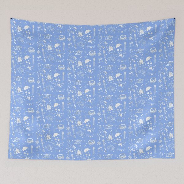Item preview, Jikook doodle collage [BLUE] designed and sold by OUaTPreachers.