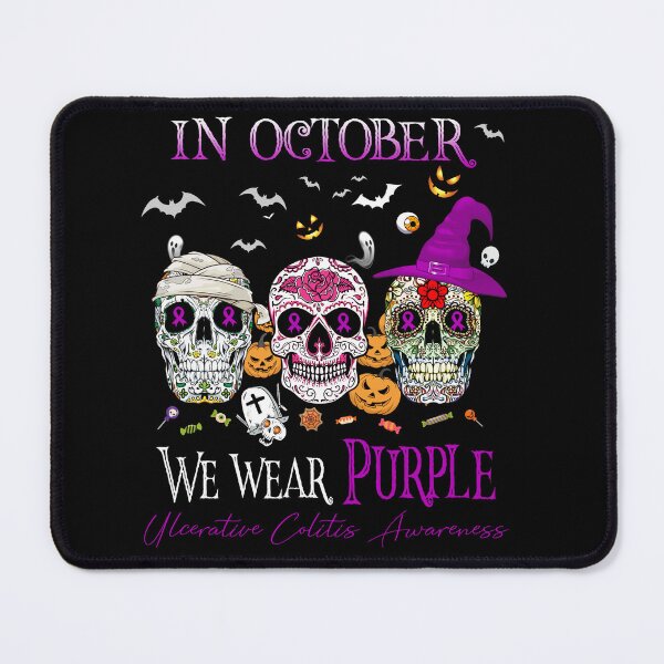 Item preview, In October We Wear Purple Ulcerative Colitis Awareness designed and sold by Sabfit.