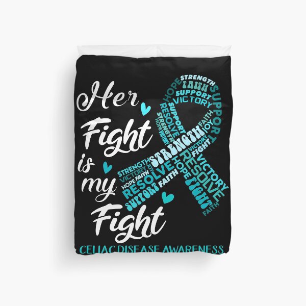 Item preview, Celiac Disease Warrior, Her Fight is my Fight Celiac Disease Awareness designed and sold by Greggwillard.