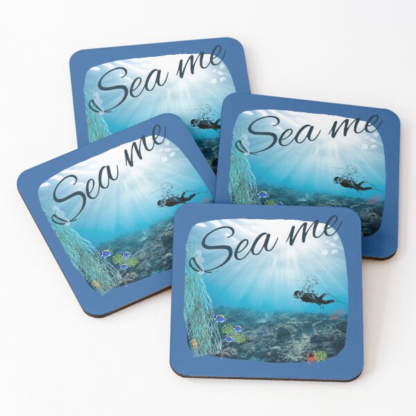 Item preview, Sea Me Tshirt for divers, sea lovers, vacation, scuba, seafarers, fisherman, fishing men, women and sea lovers. designed and sold by tranquilbeach.