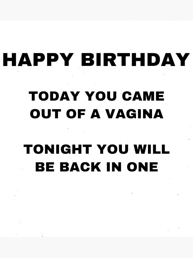 "HAPPY BIRTHDAY FUNNY CARD" Sticker for Sale by Beneza Redbubble