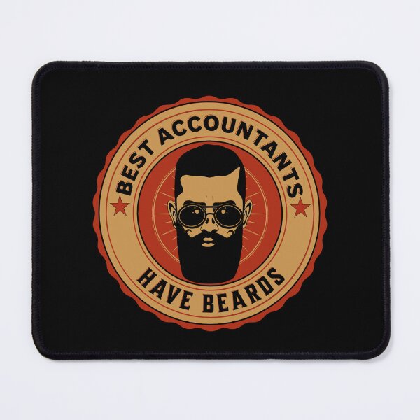 Item preview, The Best Accountants Have Beards, Funny Accountant Beard, Beard Lover, Vintage Accountant designed and sold by AMINE ★★★★★.
