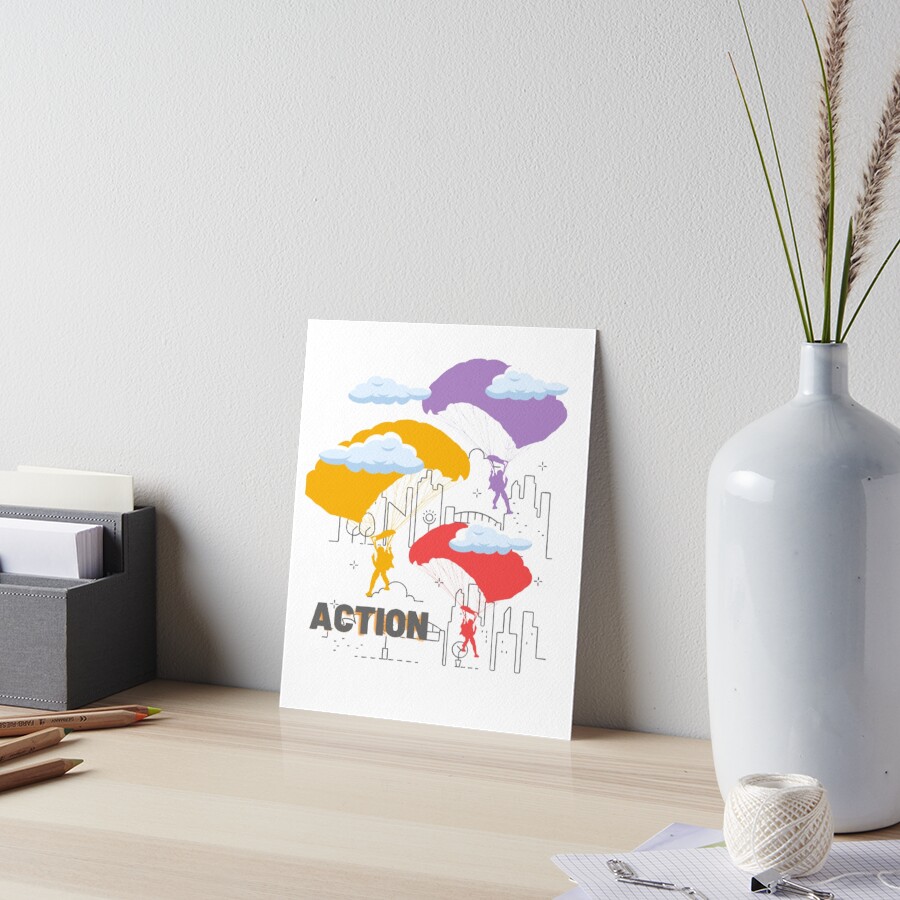 Item preview, Art Board Print designed and sold by Emplan.