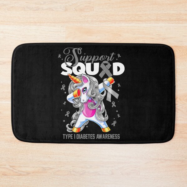 Item preview, Cute Unicorn Support Squad Type 1 Diabetes Awareness Men Women Kid designed and sold by tenjun16.