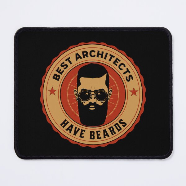Item preview, The Best Architects Have Beards, Funny Architect Beard, Beard Lover, Vintage Architect designed and sold by AMINE ★★★★★.