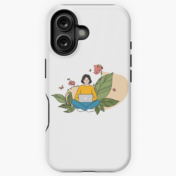 Vista previa del artículo con la obra «Diseño de blogger de niña», diseñado y vendido por BeachHouseArt.