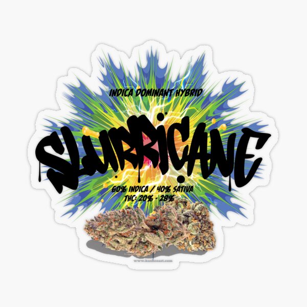 Item preview, Slurricane Cannabis Strain Art  designed and sold by kushcoast.