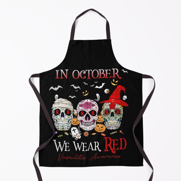 Item preview, In October We Wear Red Vasculitis Awareness designed and sold by Sabfit.