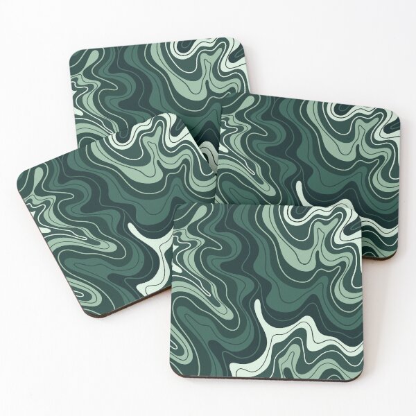 Item preview, Forest Green Abstract Liquid Design designed and sold by Jessiwins19.