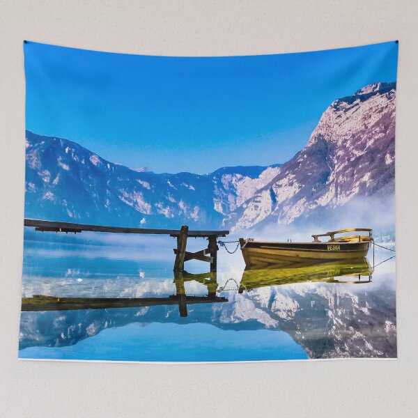 Item preview,    boat art,boat paintings,fishing boat painting,boat artwork,boat wall art, ocean art , sea art, sun art , blue art , boats art on metal,panoramic,panorama,landscape, designed and sold by eyesight4vision.