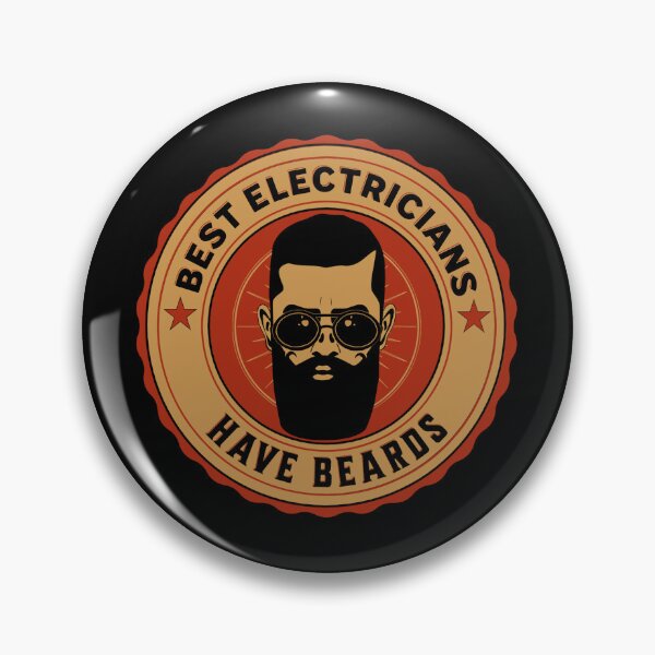Artikelvorschau, Die besten Elektriker haben Bärte, lustiger Elektrikerbart, Bartliebhaber, Vintage-Elektriker entworfen und verkauft von AMINE ★★★★★.