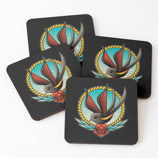 Item preview, Retro Bird Tattoo designed and sold by OutcastBrain.