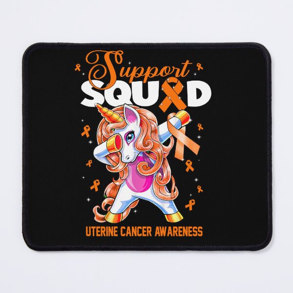 Item preview, Cute Unicorn Support Squad Uterine Cancer Awareness Men Women Kid designed and sold by tenjun16.