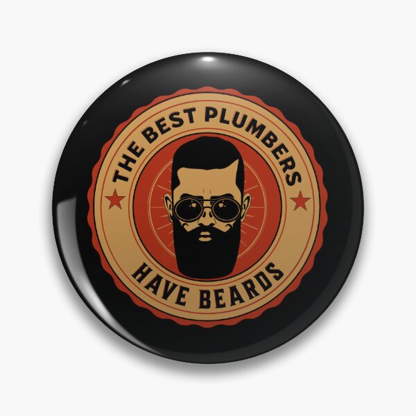 Item preview, The Best Plumbers Have Beards, Funny Plumber Beard, Beard Lover, Vintage Plumber designed and sold by AMINE  ★★★★★.