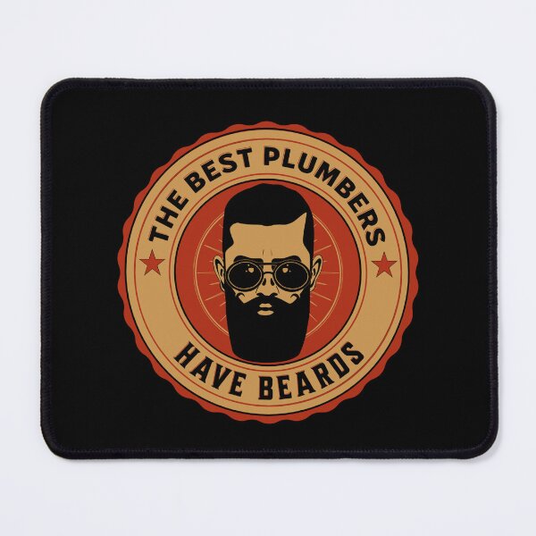 Item preview, The Best Plumbers Have Beards, Funny Plumber Beard, Beard Lover, Vintage Plumber designed and sold by AMINE ★★★★★.