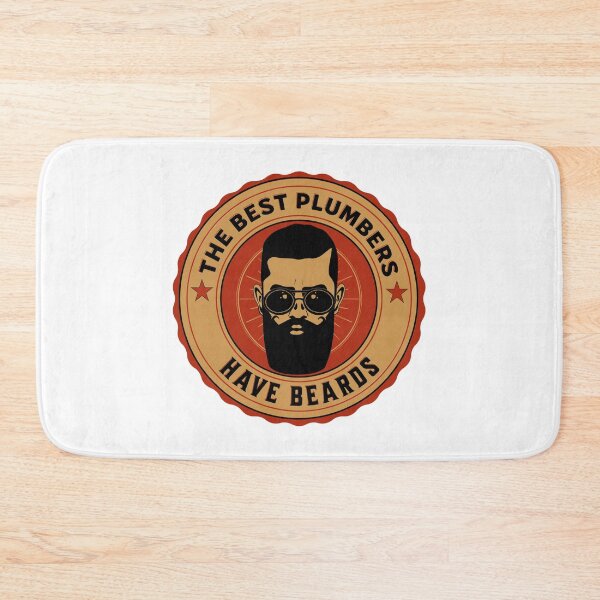 Item preview, The Best Plumbers Have Beards, Funny Plumber Beard, Beard Lover, Vintage Plumber designed and sold by AMINE  ★★★★★.