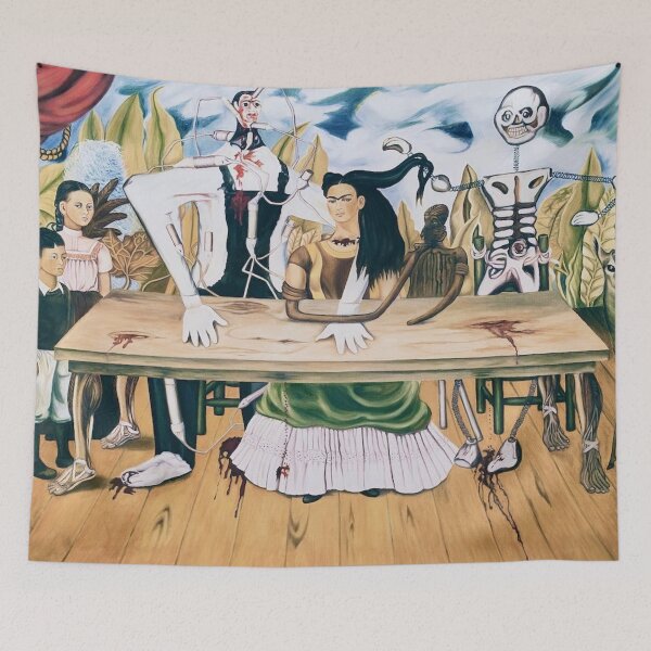 Item preview, The Wounded Table (colorful) by Frida Kahlo designed and sold by FridaBubble.