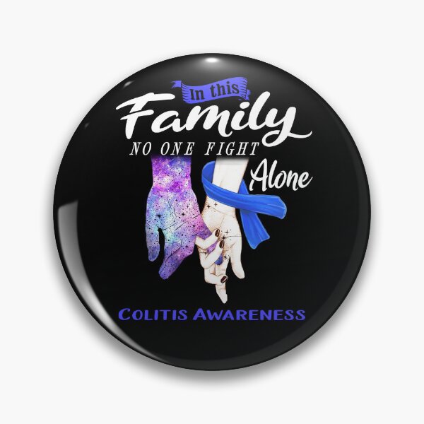 Item preview, In This Family No One Fights Alone COLITIS Awareness designed and sold by Mnrshirley.