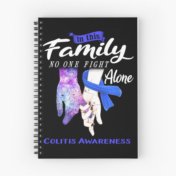 Item preview, In This Family No One Fights Alone COLITIS Awareness designed and sold by Mnrshirley.
