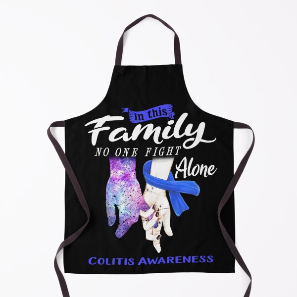 Item preview, In This Family No One Fights Alone COLITIS Awareness designed and sold by Mnrshirley.
