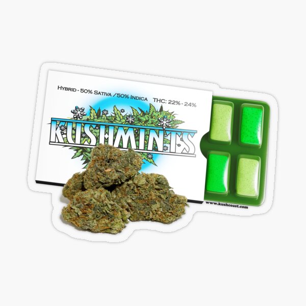 Item preview, Kush MInts Cannabis Strain art  designed and sold by kushcoast.