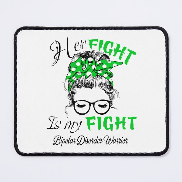 Item preview, Bipolar Disorder Awareness - Her Fight is my Fight - Support Bipolar Disorder Gifts designed and sold by Aaron309.