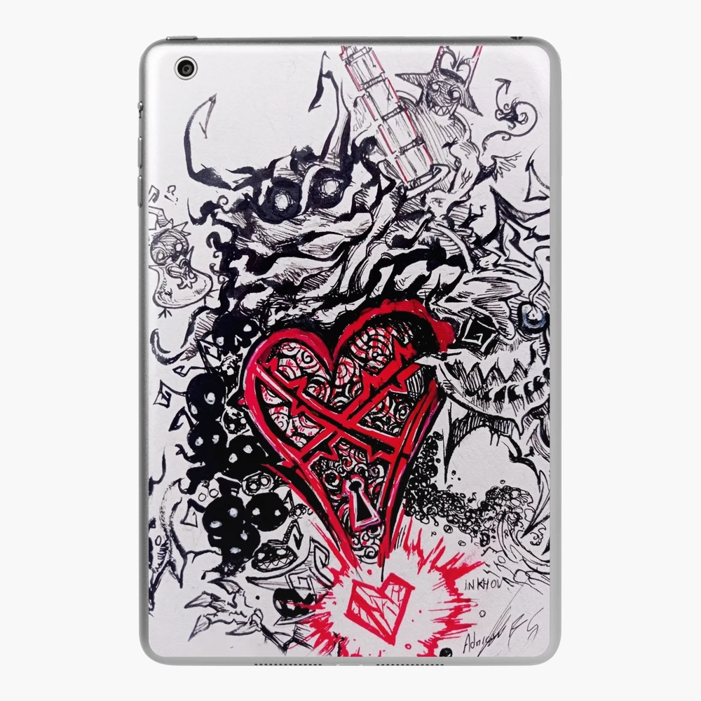 Heartless, Kingdom Hearts, Nobody, kh 1 iPad Case & Skin by Inkhov