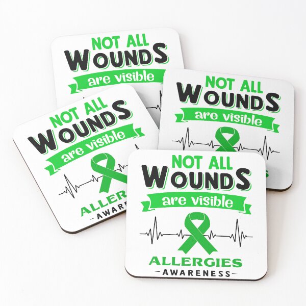 Item preview, Allergies Awareness - Not Every Disability Is Visible designed and sold by RidnerStore.