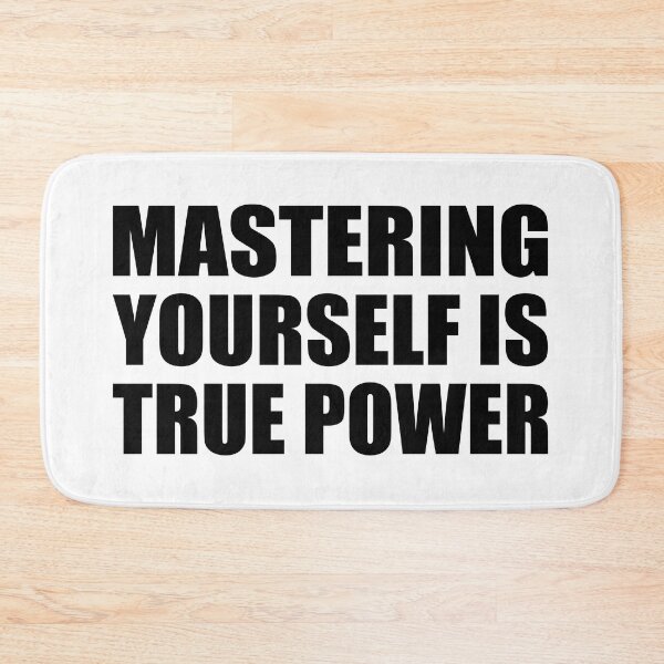 Item preview, mastering yourself is true power designed and sold by Colorfulandfun.